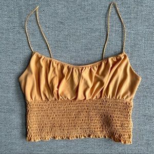 Urban Outfitters Orange Crop Top